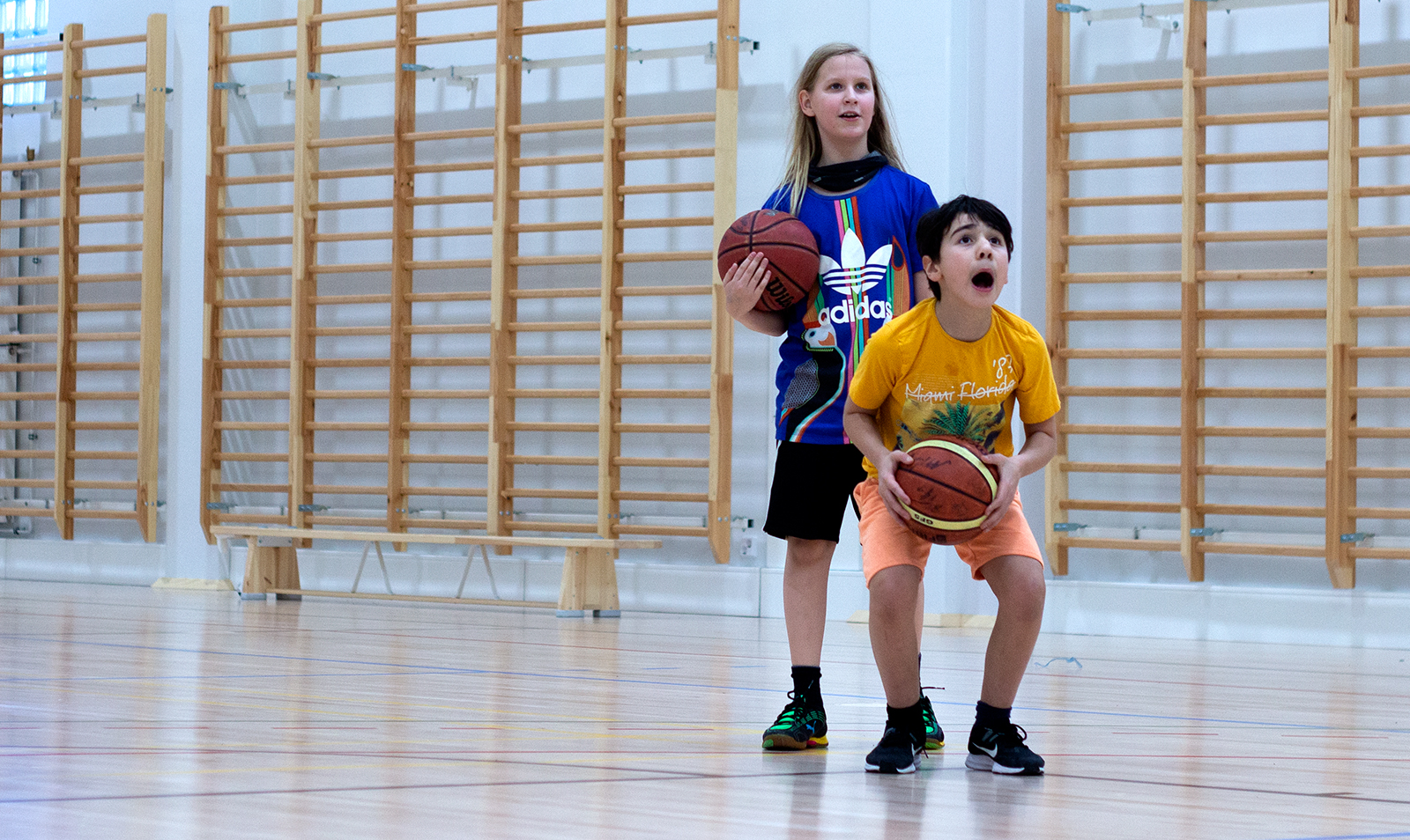 Playing Basketball with Alba Alppila
